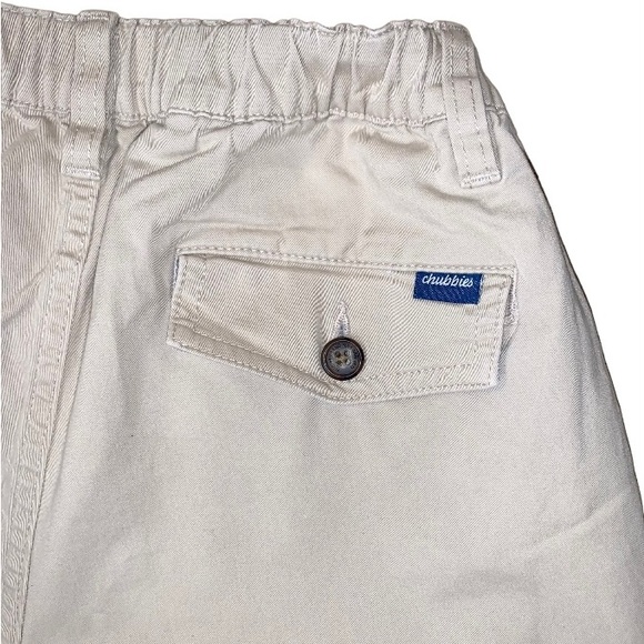 CHUBBIES MENS xs 7in khaki chino shorts size XS 28 - Picture 10 of 13
